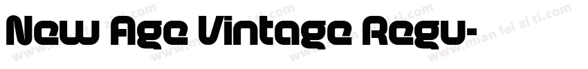 New Age Vintage Regu字体转换